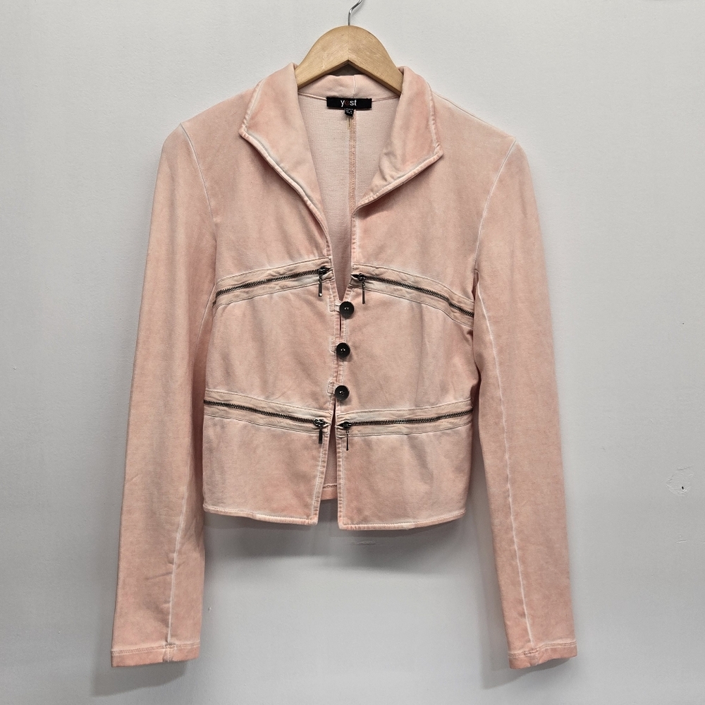 Womens Yest Salmon Bolero Jacket Top